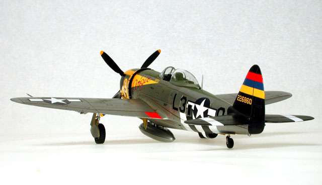 P-47D with Aeromaster decals for "Angie" (1/72 Revell)
