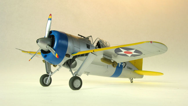 F2A Brewster Buffalo - VF-2 Flying Chiefs (Tamiya 1/48)
