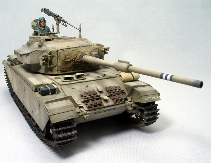 IDF Centurion Sho't (1/35 AFV Club)
OOB with scratchbuild gun mantlet cover
