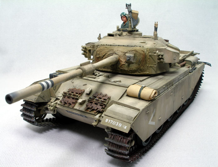 IDF Centurion Sho't (1/35 AFV Club)
OOB with scratchbuild gun mantlet cover
