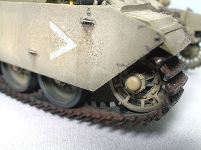 IDF Centurion Sho't (1/35 AFV Club)
OOB with scratchbuild gun mantlet cover
