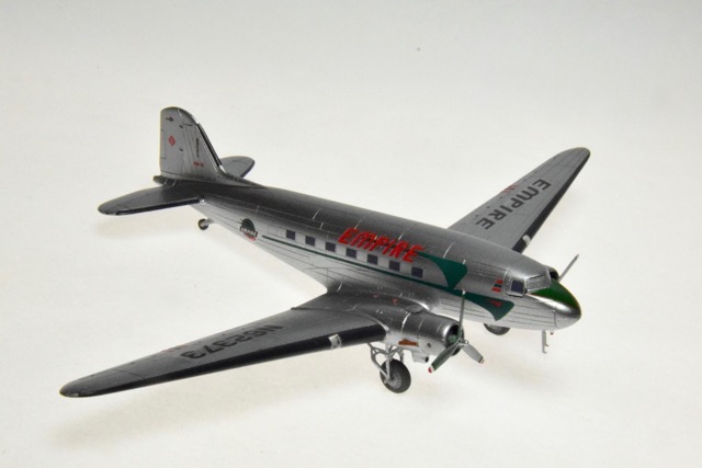 DC-3, Empire Airlines (Minicraft 1/144)
Empire Airlines markings by Draw Decals. Empire flew DC-3 in Idaho beginning in 1948.
