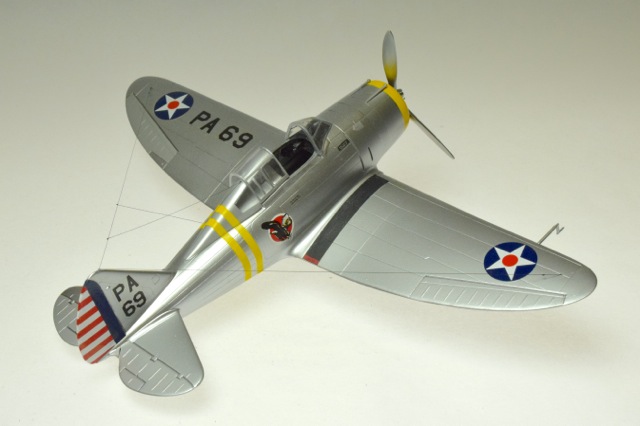 Seversky P-35 (Hobbycraft 1/48)
27th Pursuit Group, Selfridge Field, Michigan, 1938.
