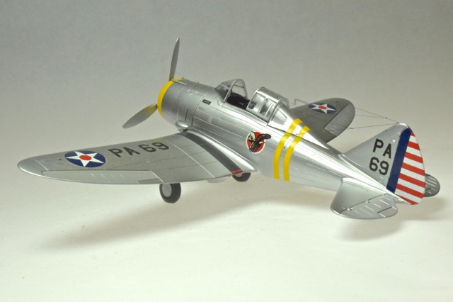 Seversky P-35 (Hobbycraft 1/48)
27th Pursuit Group, Selfridge Field, Michigan, 1938.
