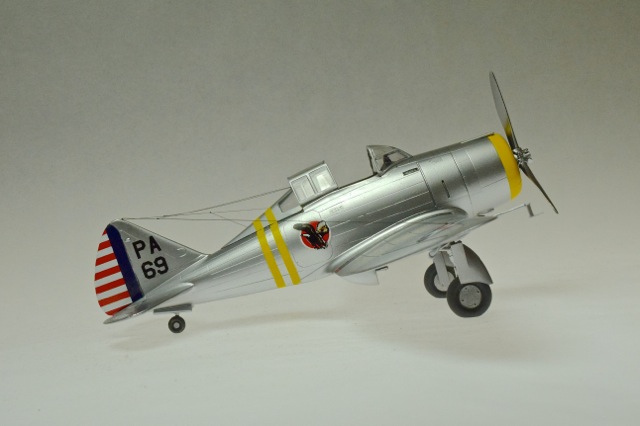 Seversky P-35 (Hobbycraft 1/48)
27th Pursuit Group, Selfridge Field, Michigan, 1938.
