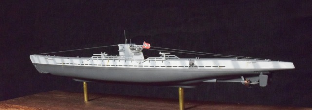 Type IXB U-Boat (Nichimo 1/200)
It won first place in submarines at the IPMS Convention in Dallas, in 2000.

