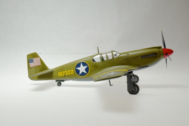 P-51 (Accurate Miniatures 1/48)
154th Recon Squadron, 68th observation group, Sebeitla, Tunisia. April 1943.
