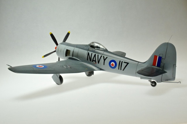 Sea Fury (Hobbycraft 1/48)
Sea Fury FB 11,  Royal Canadian Navy,   HMCS Shearwater,  1952.
