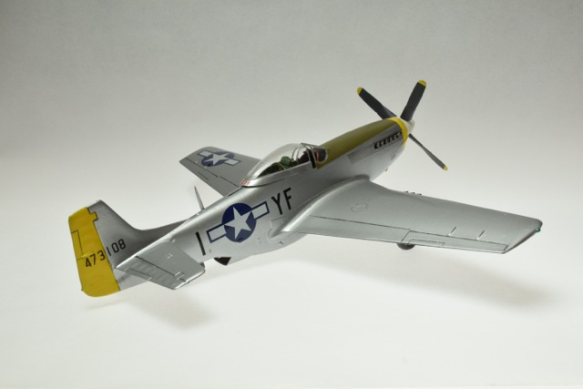 P-51D (Monogram 1/48)
Ole V is a P-51D piloted by Maj. William Hovde,   358th FS 355th FG,  Cretteville England
