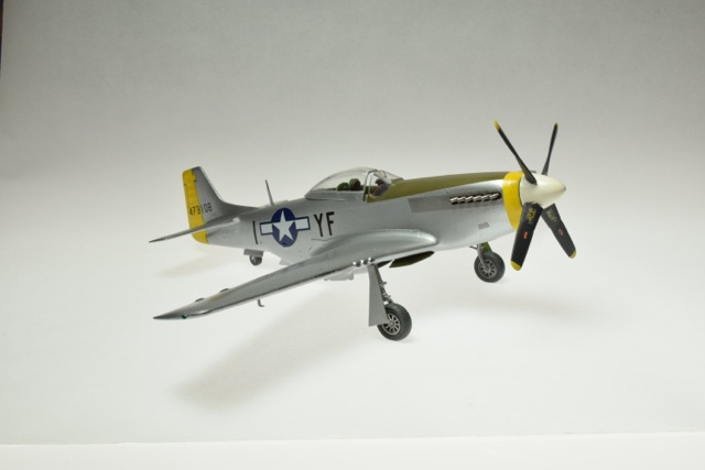 P-51D (Monogram 1/48)
Ole V is a P-51D piloted by Maj. William Hovde,   358th FS 355th FG,  Cretteville England
