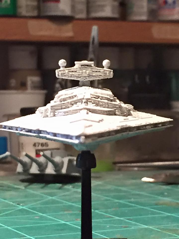 Imperial Star Destroyer (Bandai ~1/12000)
