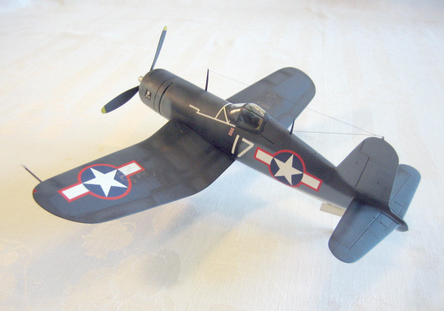 F4U-1 Corsair, Lt. Cdr. Roger Hedrick,  VF-17. Ondongo, New Georgia, 1943. (1/48 Otaki)
