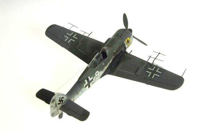 Fw190A8 R-11 Nachtjager (Hasegawa 1/72, OOB w/ resin seat)
