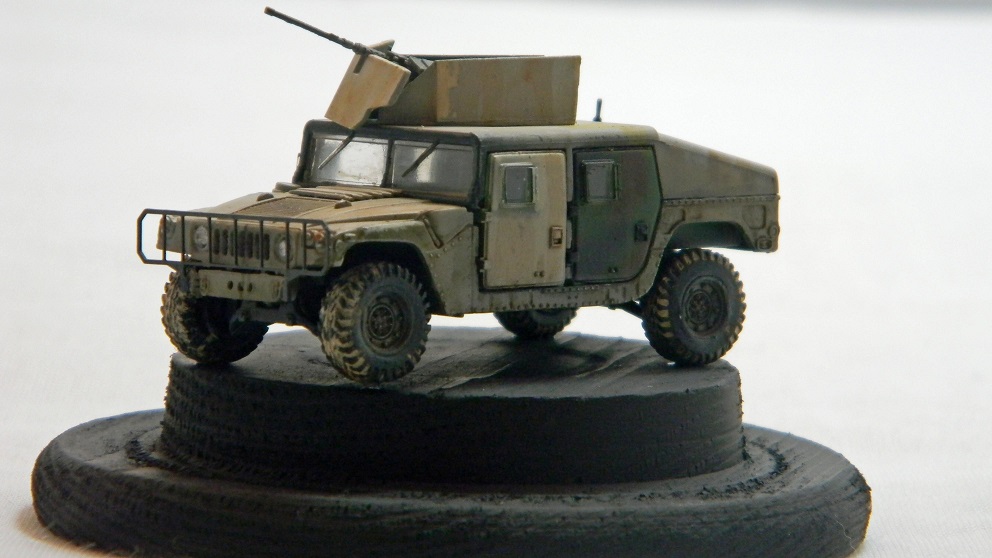 HMMV w/ scratch-built Save a Gunner (SAG) turret (Dragon 1/72)
