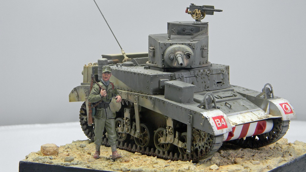 M3 "Honey" (Academy 1/35, Tristar Figure)
