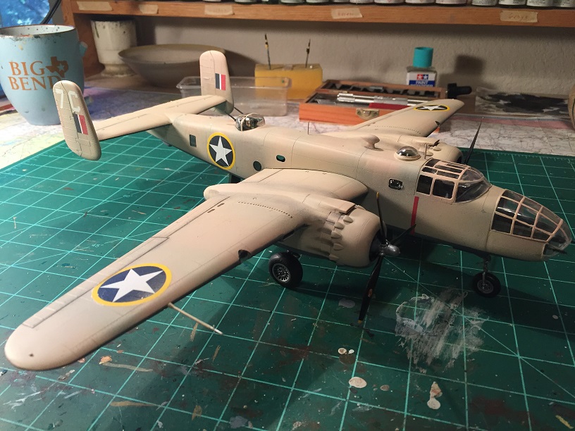 B-25D (Accurate Miniatures 1/48)
9th Air Force, 340th Bomb Group, 487th Bomb Squadron.
North Africa, Summer 1943
