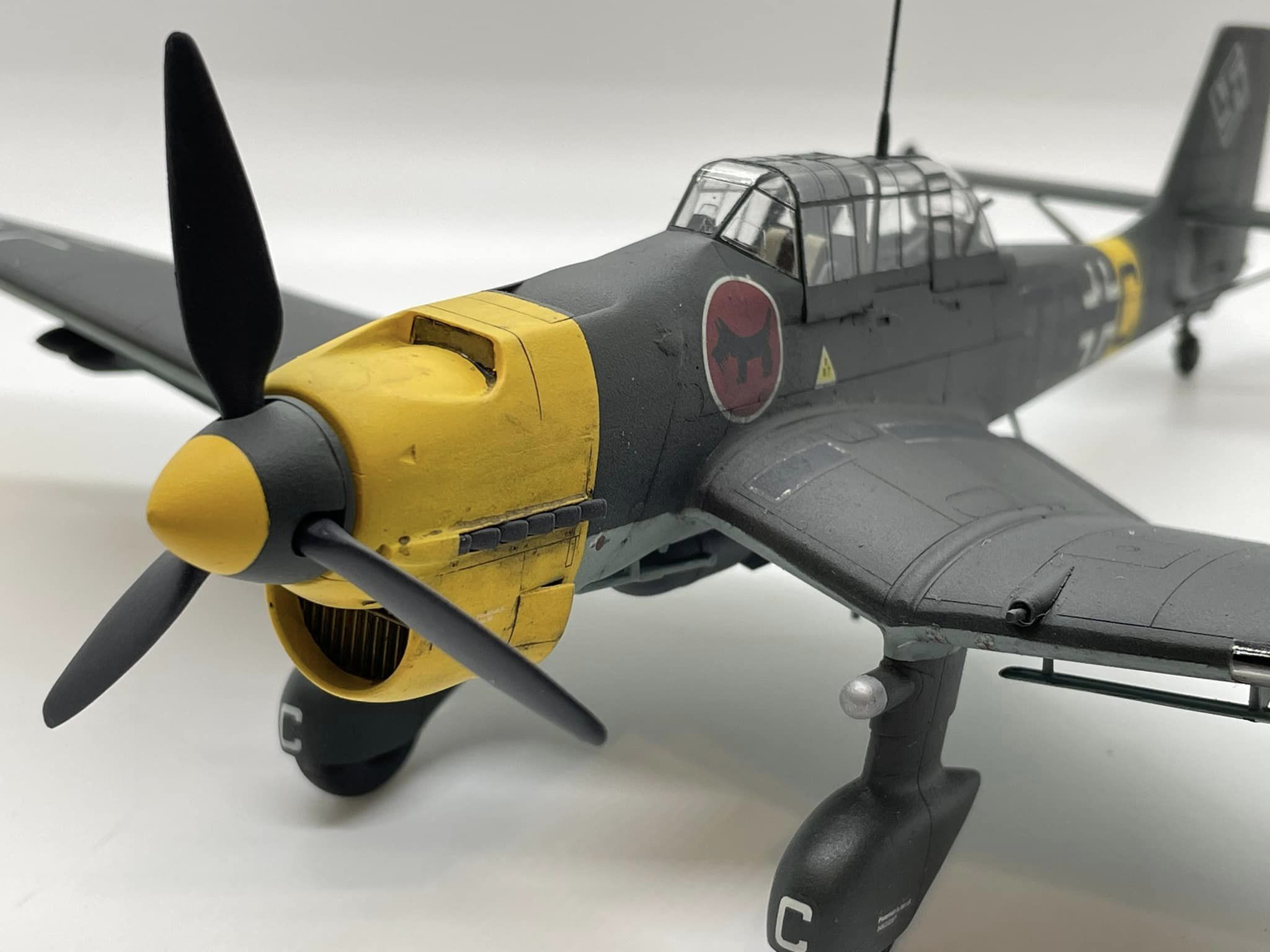 Ju87 B-2 Stuka (Hasegawa 1/48) Finished by Mike Gilsbach
2./St.G2 “Immelmann” Squadron, Balkans 1941
