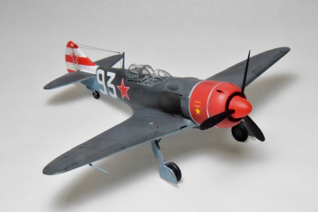 Lavochkin La-7 (Eduard/Gavia 1/48)
Markings are those of Lt. Col. Sergei F. Dolgushin stationed in Germany in 1945.
