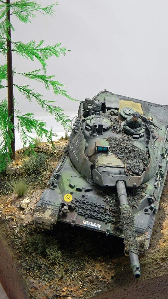 Leopard 1A5 (Meng 1/35 with Tank Commander by Valkyrie)
