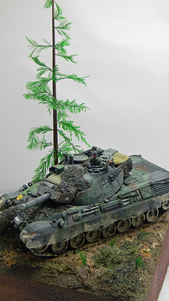 Leopard 1A5 (Meng 1/35 with Tank Commander by Valkyrie)
