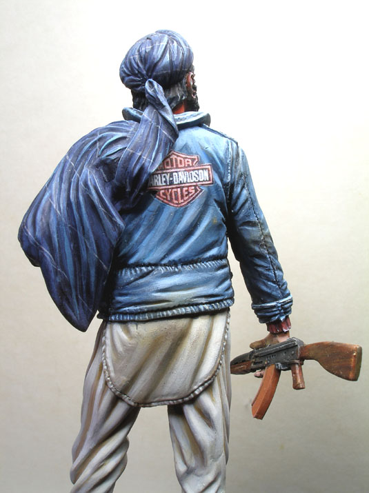 Afghan Mujahideen ( New World Miniatures 120mm with custom Harley decal)
