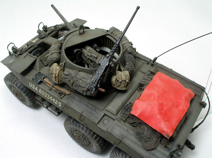 M8 Greyhound, 636th TD, 36th Infantry Division
Tamiya 1/35 kit with Verlinden Interior and Eduard PE set
