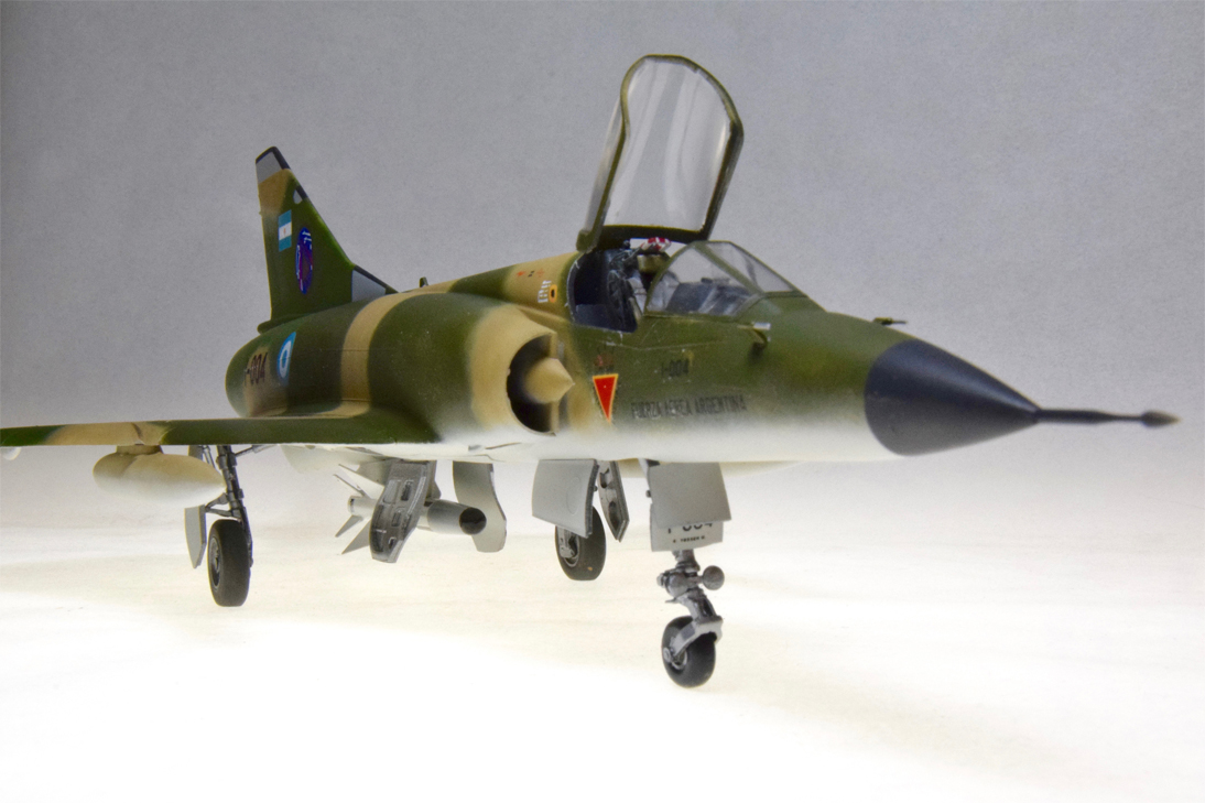 Dassault Mirage III EA (ESCI 1/48)
No.1 Sqdn. Argentine Air Force
Moron Air Base. Buenos Aires
1982 Falklands/Malvinas war
