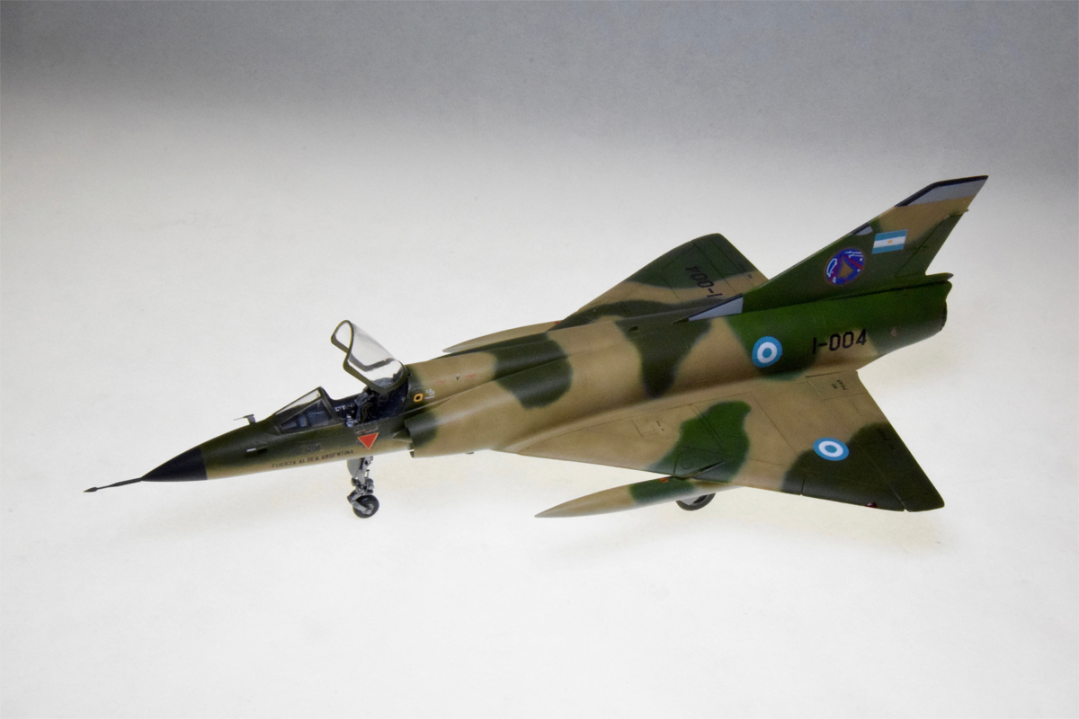 Dassault Mirage III EA (ESCI 1/48)
No.1 Sqdn. Argentine Air Force
Moron Air Base. Buenos Aires
1982 Falklands/Malvinas war
