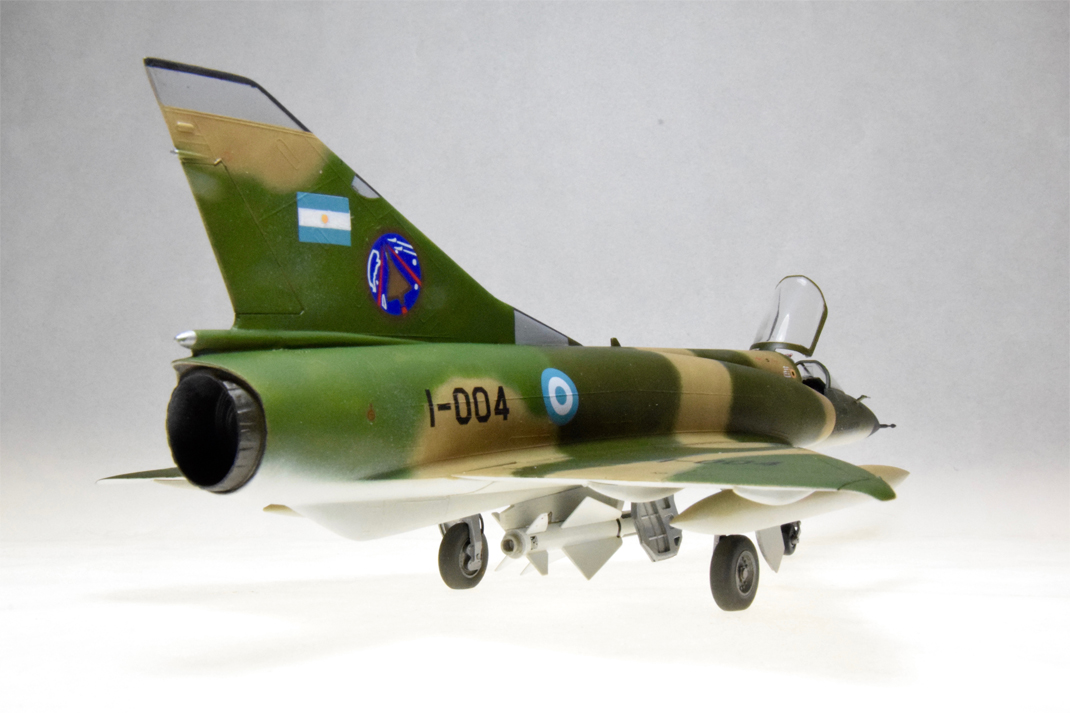 Dassault Mirage III EA (ESCI 1/48)
No.1 Sqdn. Argentine Air Force
Moron Air Base. Buenos Aires
1982 Falklands/Malvinas war
