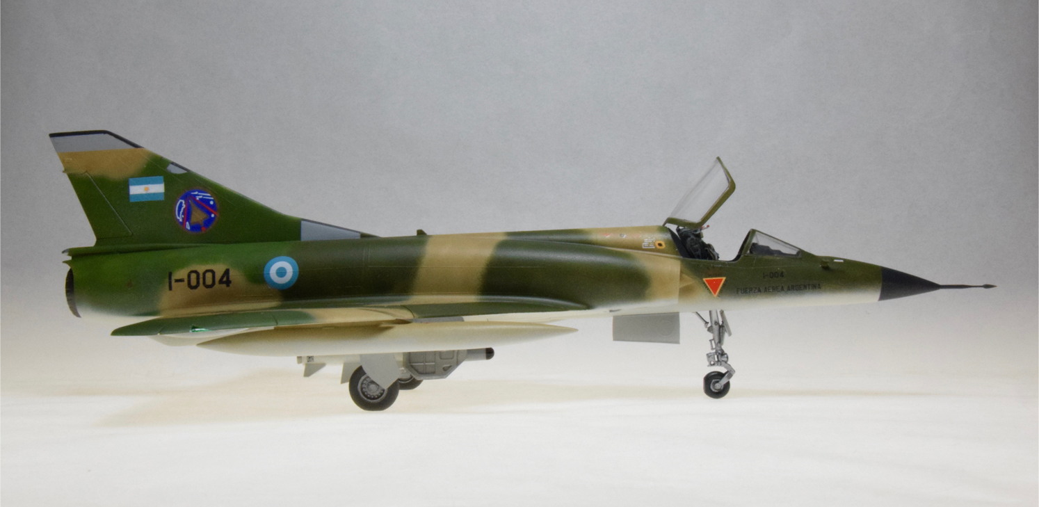 Dassault Mirage III EA (ESCI 1/48)
No.1 Sqdn. Argentine Air Force
Moron Air Base. Buenos Aires
1982 Falklands/Malvinas war
