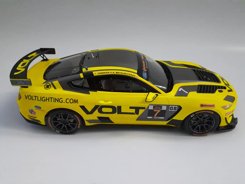 Ford Mustang GT4 "VOLT" IMSA 2018 (Tamiya 1/24 w/Blue Stuff decals)
