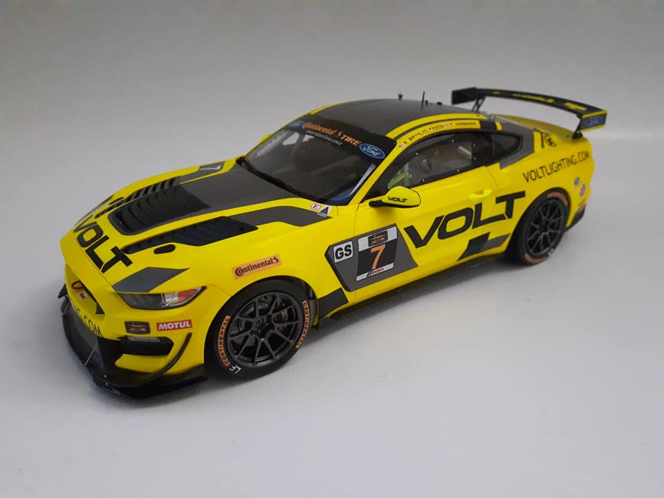 Ford Mustang GT4 "VOLT" IMSA 2018 (Tamiya 1/24 w/Blue Stuff decals)
