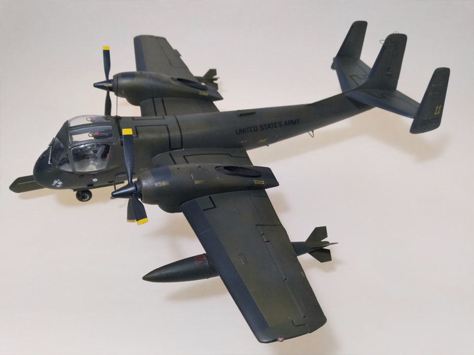 OV-1B Mohawk, 131st Surveillance Squadron., Phu Bai, South Vietnam 1967 (Roden 1/48)
