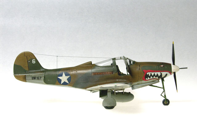 Bell P-400, Guadalcanal Veteran (1/48 Hasegawa w/ Cutting Edge resin seat)
