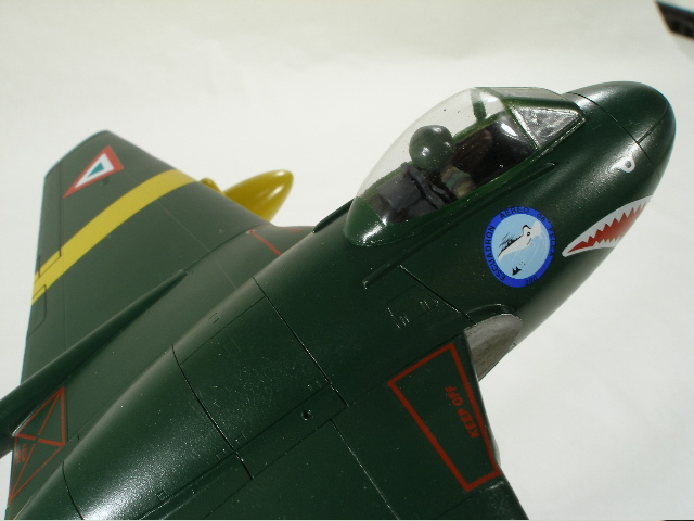 Hobbycraft 1/48 de Havilland Vampire F.3 in Mexican Air Force markings
