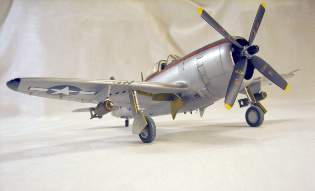 P-47D-28.  Lt. Tallmadge Ambrose, 373rd fighter group. (1/48 Monogram)
