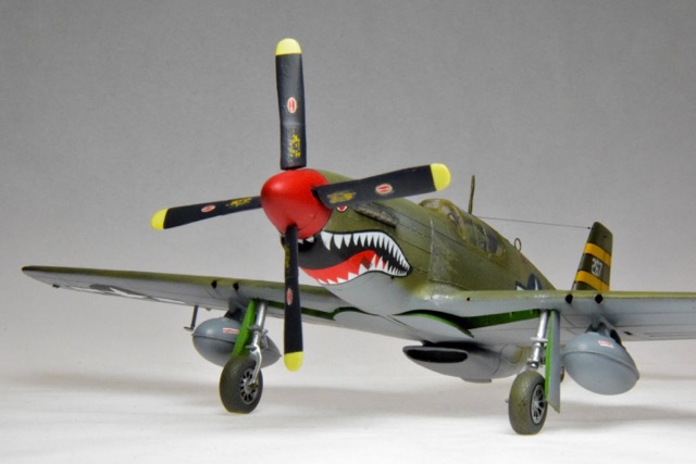 P-51B (Monogram 1/48)
Markings are those of Tex Hill who flew this aircraft in China.
