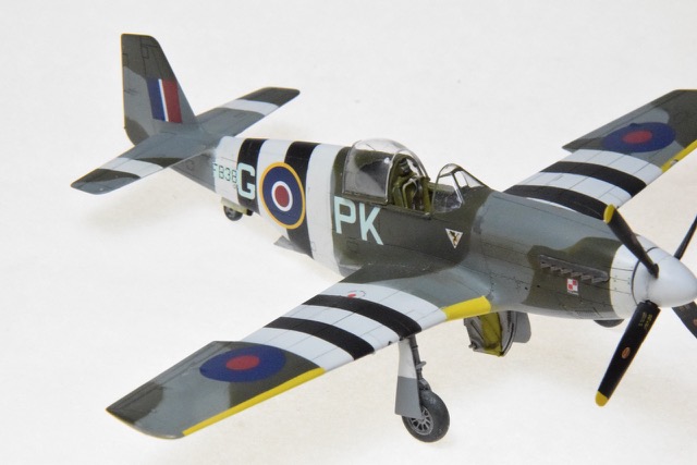 P51C-1-NTC, Polish Air Force (Arma 1/72)
P51C-1-NTC in markings of 315 Squadron PAF (Polish Air Force) in June, 1944. This is from the Arma kit, made in Poland.
