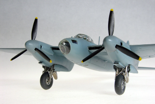 Mosquito finished as a Photo Recon Unit aircraft (Tamiya 1/72)
