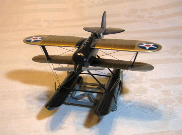 Curtiss R3C-2 (1/48 Testor's)
This Curtiss R3C-2 is the Testor's release of the old Hawk 1/48 kit.   It represents the 1925 Schneider Trophy winner flown by then Lt. Jimmy Doolittle.
