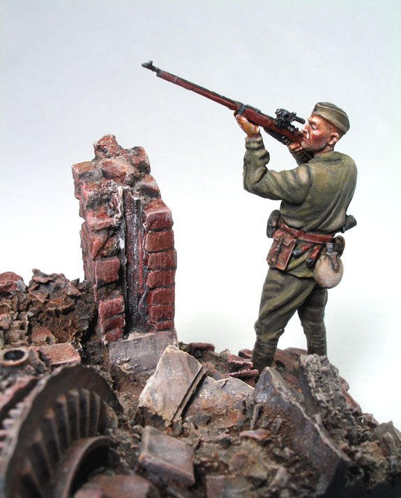 WWII Sovietussian Sniper (Tank 1/32)
