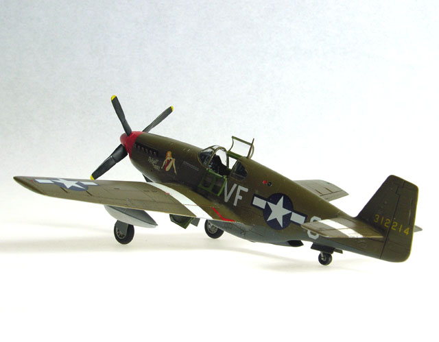 P-51B "Rebel Queen" (1/72 Academy w/ Eduard PE Interior)
