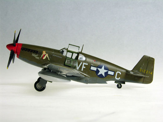 P-51B "Rebel Queen" (1/72 Academy w/ Eduard PE Interior)
