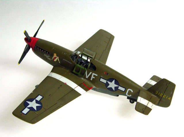 P-51B "Rebel Queen" (1/72 Academy w/ Eduard PE Interior)
