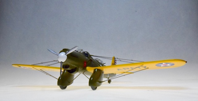 Curtis A-8 "Shrike" (Czech Models 1/48)
Markings are for the 37th Attack Squadron, U.S. Army Air Corps, at Langley Field, Virginia, 1934.
