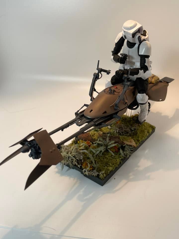 Scout Trooper & Speeder Bike (Ban Dai 1/12)
