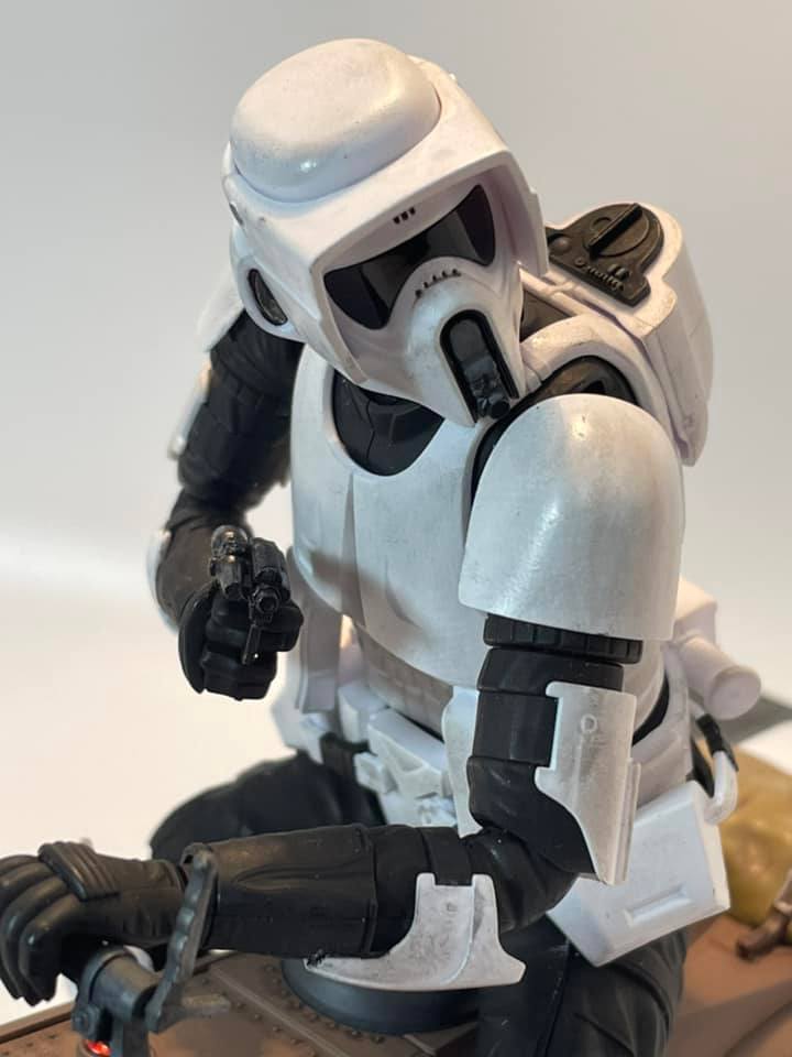 Scout Trooper & Speeder Bike (Ban Dai 1/12)
