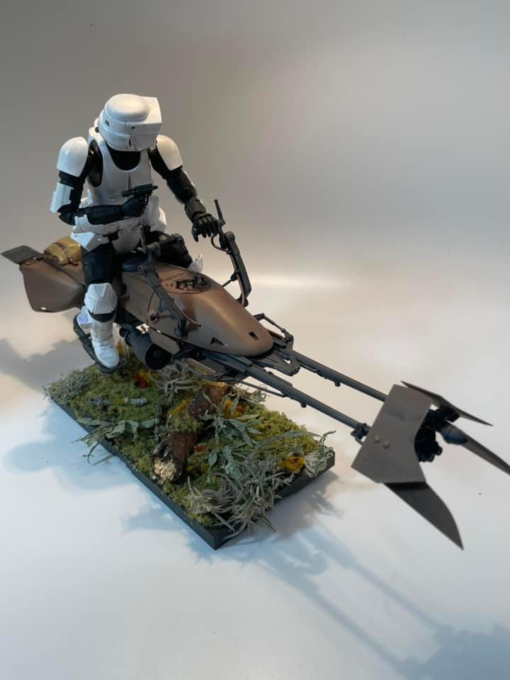 Scout Trooper & Speeder Bike (Ban Dai 1/12)
