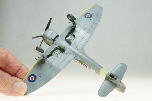 Hawker Tempest Mk. V (Airfix 1/72)
This is the new tool 1/72 Hawker Tempest Mk. V from Airfix. It is a simple build with two options for markings. This model is in markings of Royal New Zealand Air Force, stationed in Cambridgeshire England, 1944.
