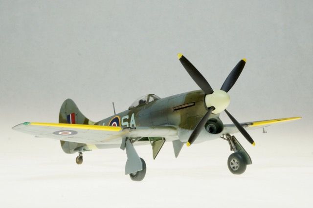 Hawker Tempest Mk. V (Airfix 1/72)
This is the new tool 1/72 Hawker Tempest Mk. V from Airfix. It is a simple build with two options for markings. This model is in markings of Royal New Zealand Air Force, stationed in Cambridgeshire England, 1944.
